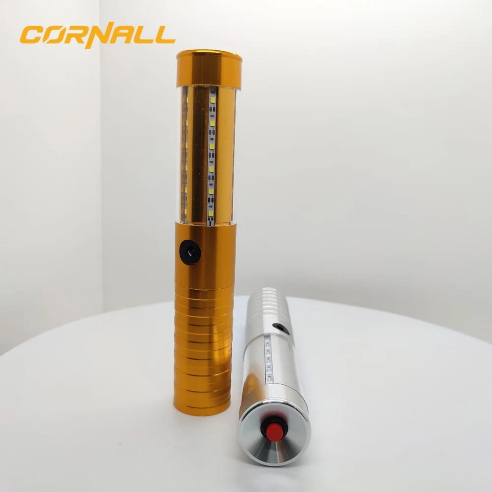 Rechargeable led strobe baton glowing butterfly nightclub strobe baton led stick