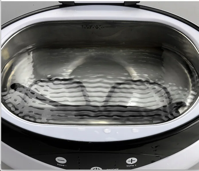 Portable UV-C Sterilizer Mini Home Dental Cleaning Jewelry eyeglass Glasses Ultrasonic Cleaner