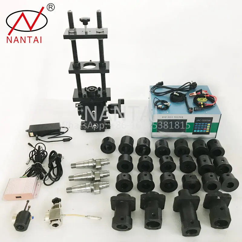 EUI EUP TESTER WITH CAM BOX 23 PCS ADAPTERS and 4 PCS CAMSHAFT ACCESSMBLY