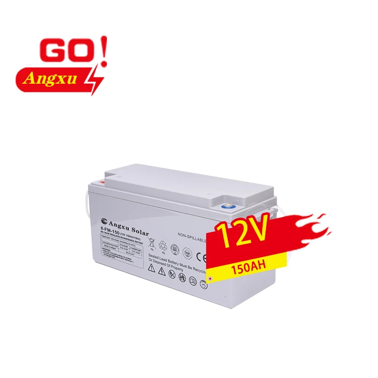 12v 150Ah свинцово-кислотный аккумулятор Солнечный комплект батарея глубокого цикла батарея используется на солнечной батарее