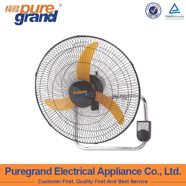 Ventilateur high efficiency modern retro african 18 inch industrial electric vintage mounted wall oscillating hanging fan