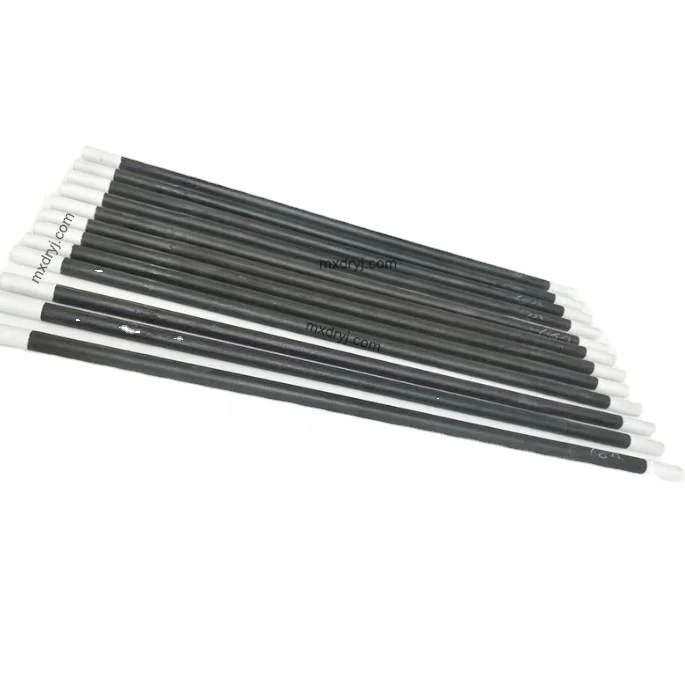 Mingxin high resistance sic threaded heat rod ed type sic heating elements