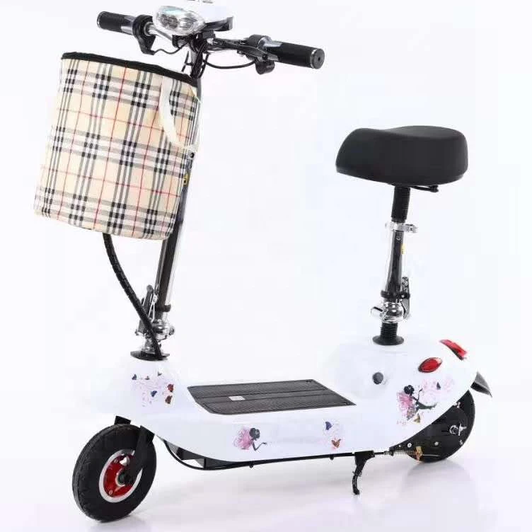 2024 High Quality 8 Inch Folding Electric Bicycle with 500W Brushless Motor and Lithium Battery Fashionable Mini Electric
