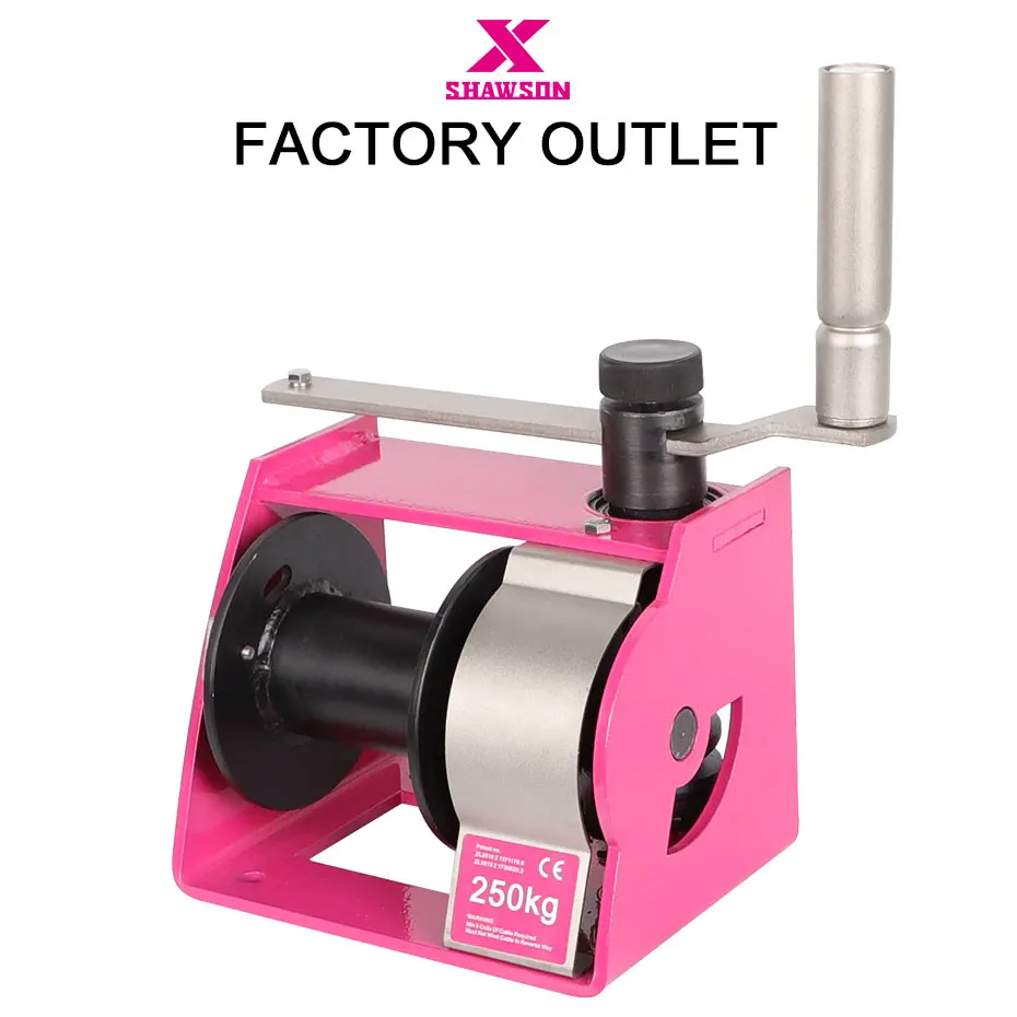 500kg portable boat hand winch worm gear capstan manual winches