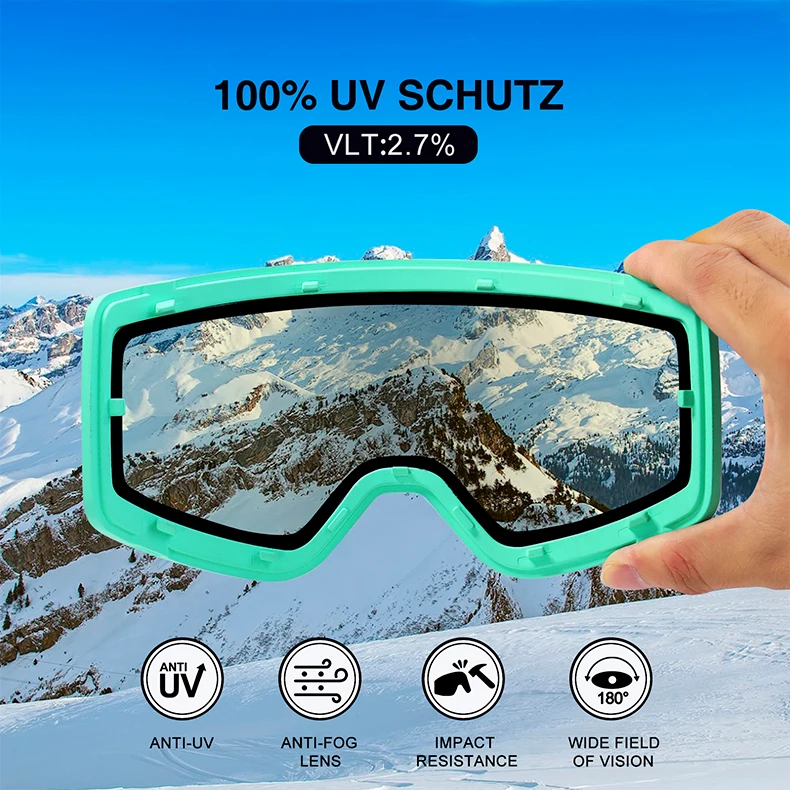 2024 new arrival HX045 womens and men high quality ski goggles snowboard glasses Ski goggles custom logo ski goggles