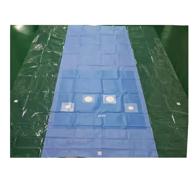 Customized Disposable Angiography Surgical Kit Sterile Angiography Set /Kit With Surgical Drape and Gown