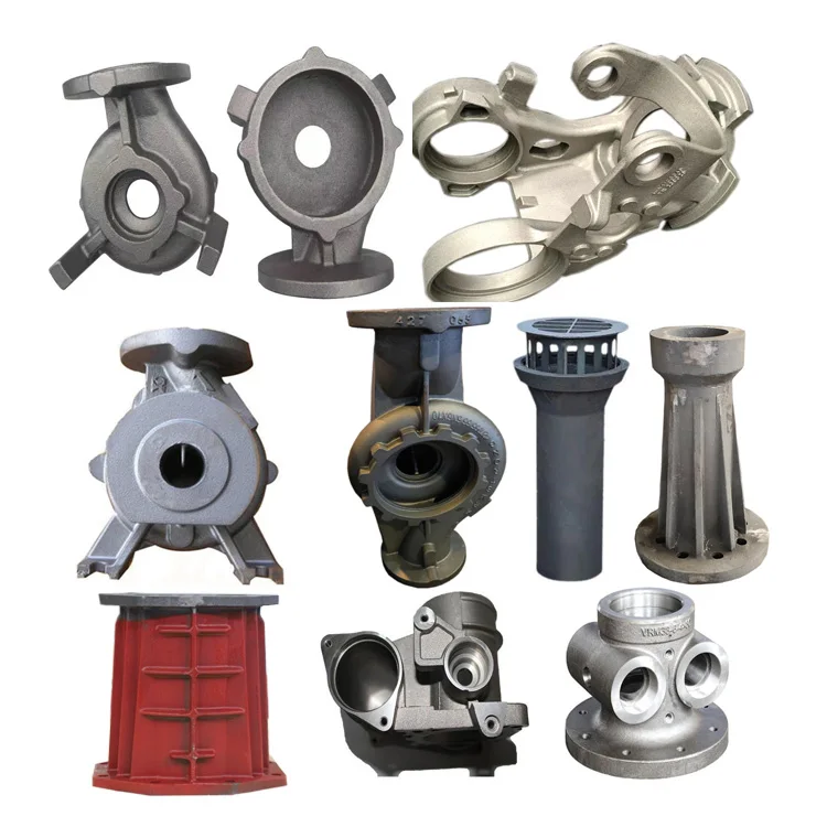 OEM machining Ductile Iron sand casting parts pump custom foundry case part metal foundry sand casting cast iron parts