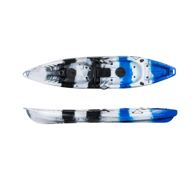 Factory direct fishing kayak KUER Castor-Double seaters plastic boat