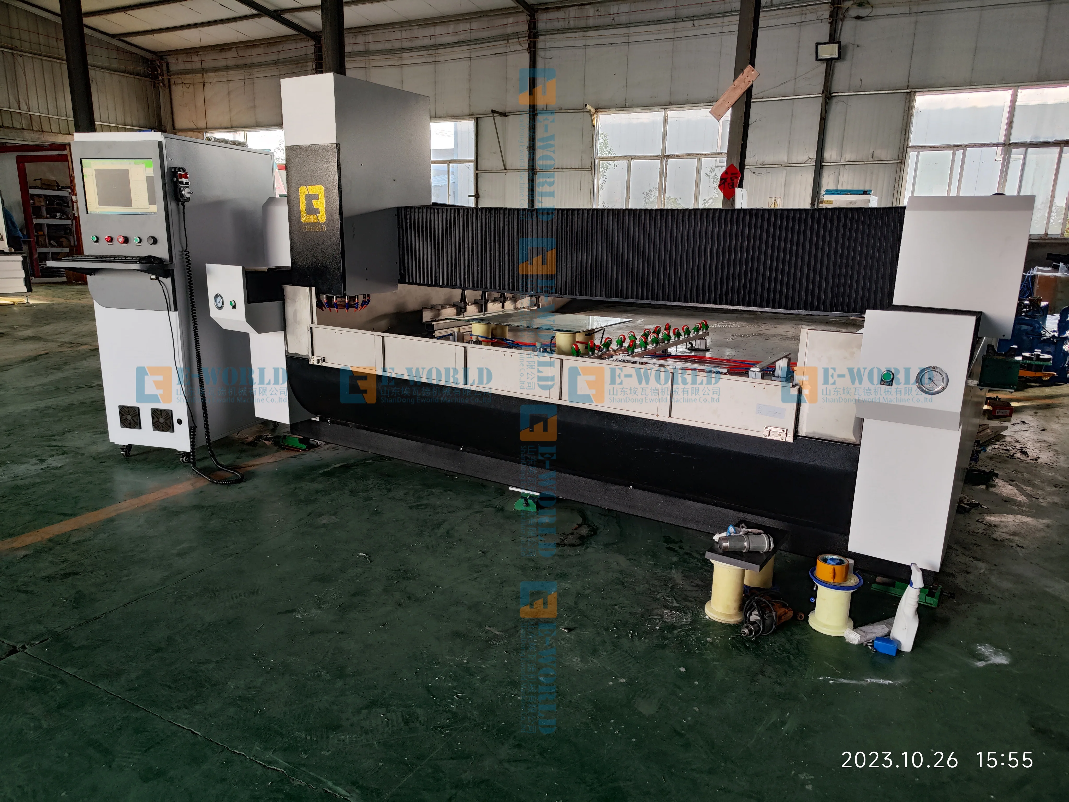 CNC Automatic Glass Working Center Glass Milling Drilling Machine Irregular Shape Grinding Notch Groove Milling