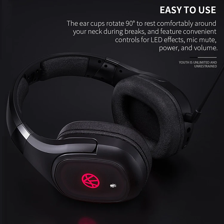 2.4G wireless gaming headset with base station headphone surround stereo gaming headset usb 3.5mm