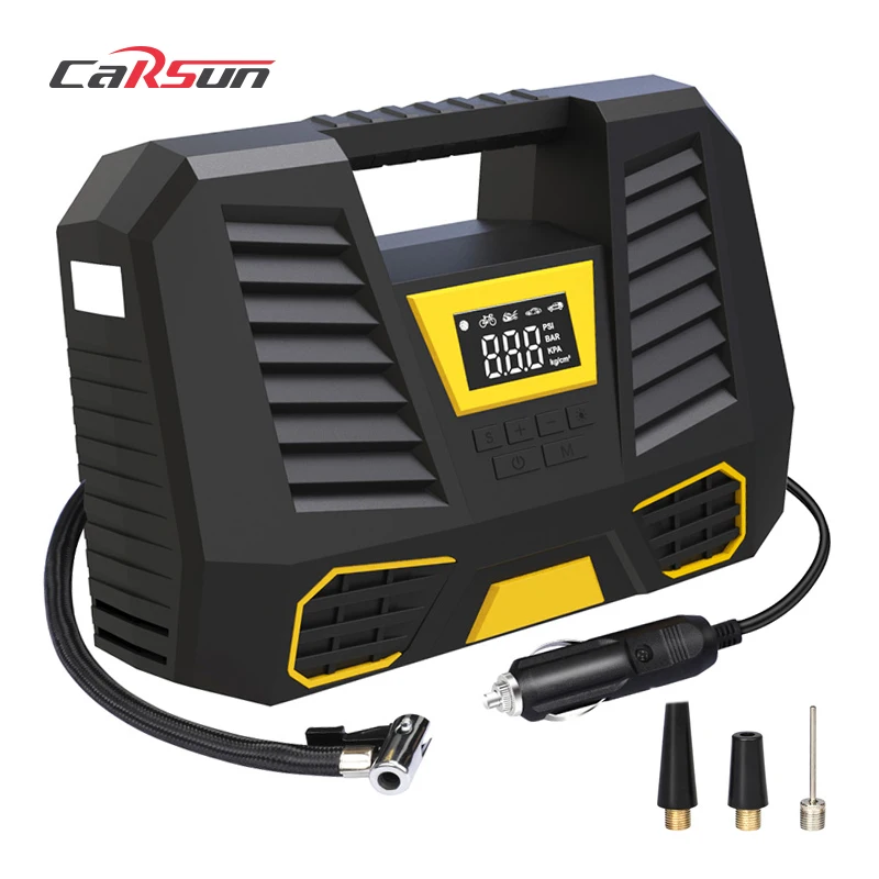 Car Air Pump High Pressure Compressor 22 Cylinder Tire Pressure Monitoring Motorcycle Bike Tyre For LED Light Car Air Pump