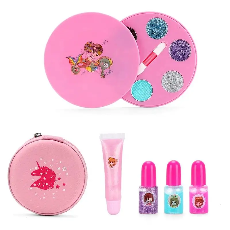 Shine Lip Gloss Beauty Collection For Kids Play Girl Cosmetics Sets Makeup Set Toy