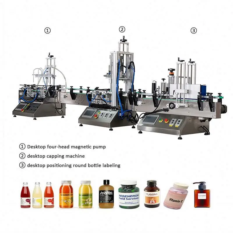Factory In China Automatic Soap Detergent Liquid Filler Laundry Detergent Filling Machine