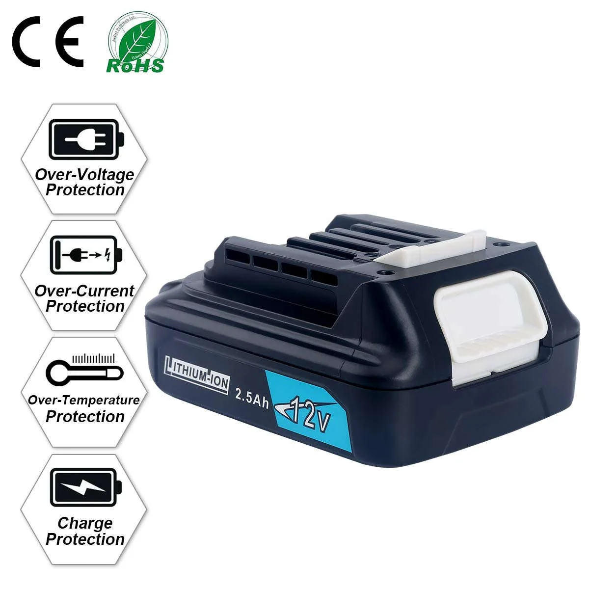 Replacement 12V 2.5Ah Battery for makita 12V Power Tools makita 10.8v battery