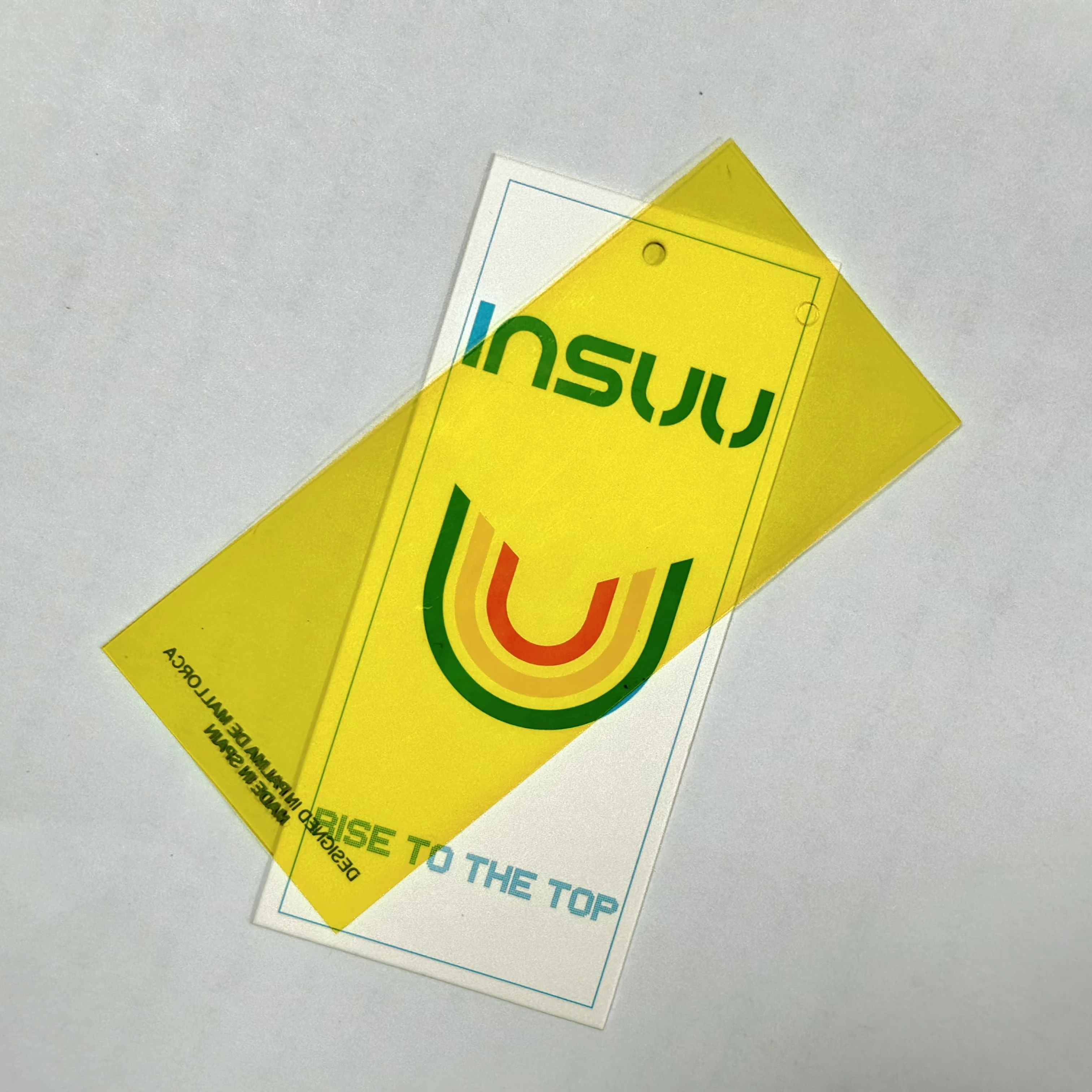 Custom Own Logo Hangtags Printed wrapping paper Hang tag For Clothing Tabs