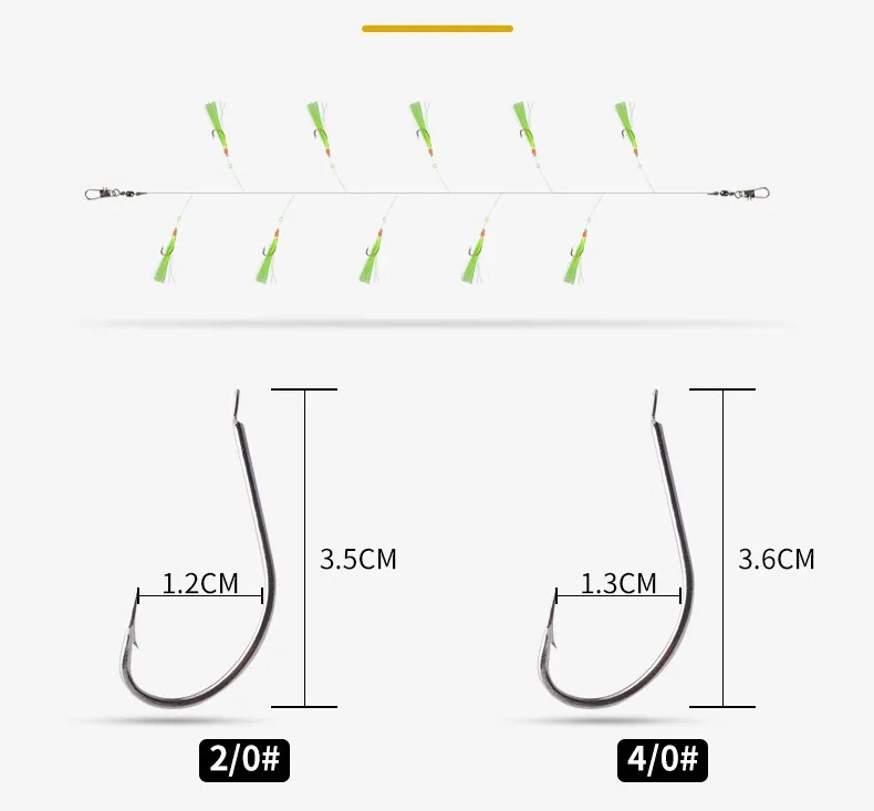 Wholesale Sabiki Anti Entanglement of Hairtail Sea Fishing Group Fishing Hook
