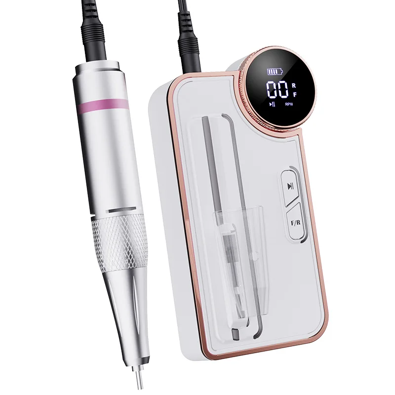 Portable Electric Nail Drill 35000RPM Professional Nail Drill Machine for UV Gel Remove Home Salon Use Nail Tools