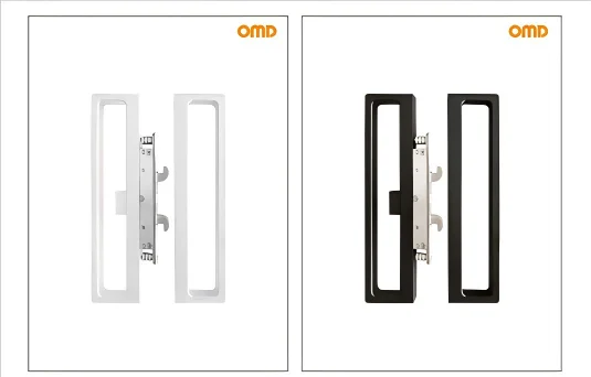 Custom Aluminum Slim Frame Sliding Door Weatherproof Tempered Glass Mute Slide Doors for House Patio Grey