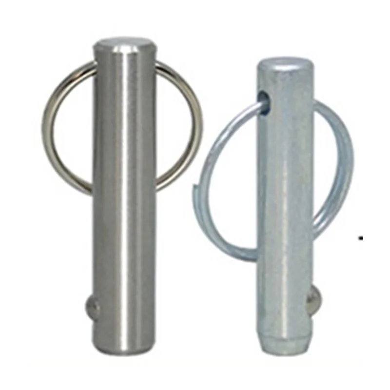 High Strength 304 316 Stainless Steel Customized Metric And Inch Pull Ring Grip Quick Release Ball Lock Drop Set Collar Pins