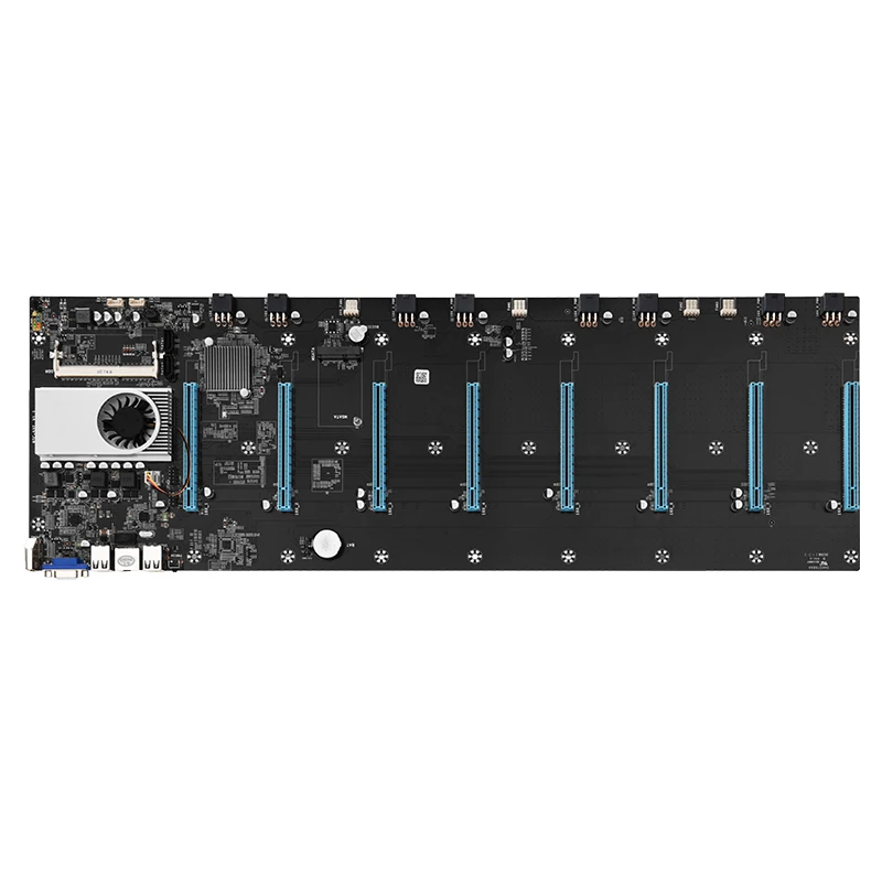 2021 Лидер продаж 8 GPU PCIE 6,5 см слот расстояние DDR3 материнская плата памяти BTC-S37