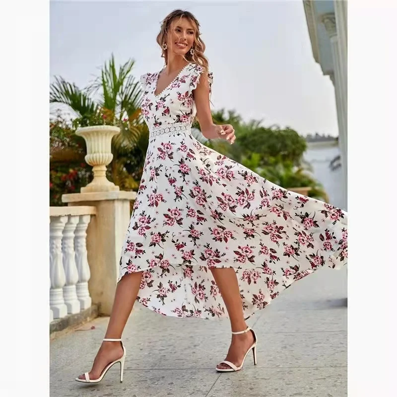 Sell High-Quality Good Price Womens Dresses Casual Summer Passion Bright And Clear Youth Clean Sexy Dress Women