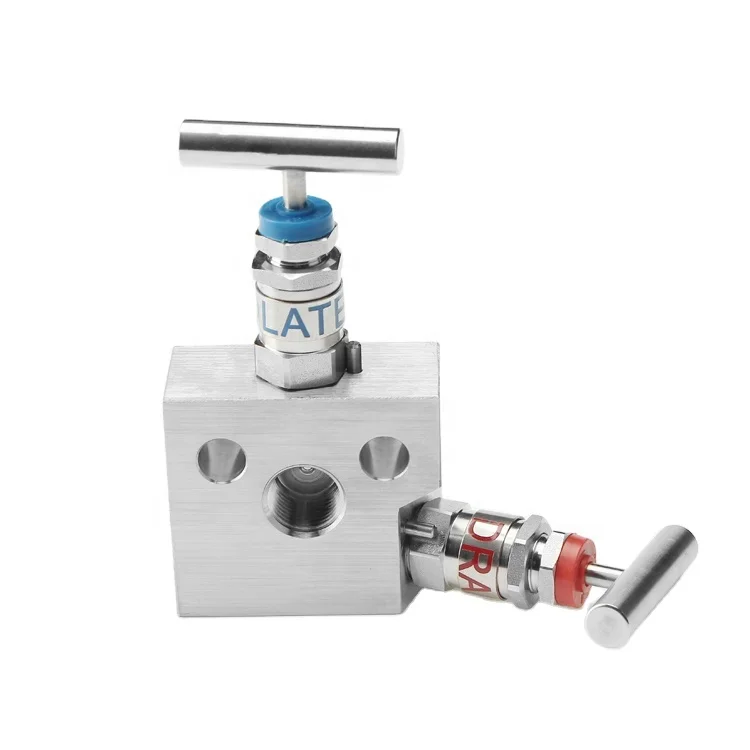 
2 way industrial manifold valve for oil and gas 