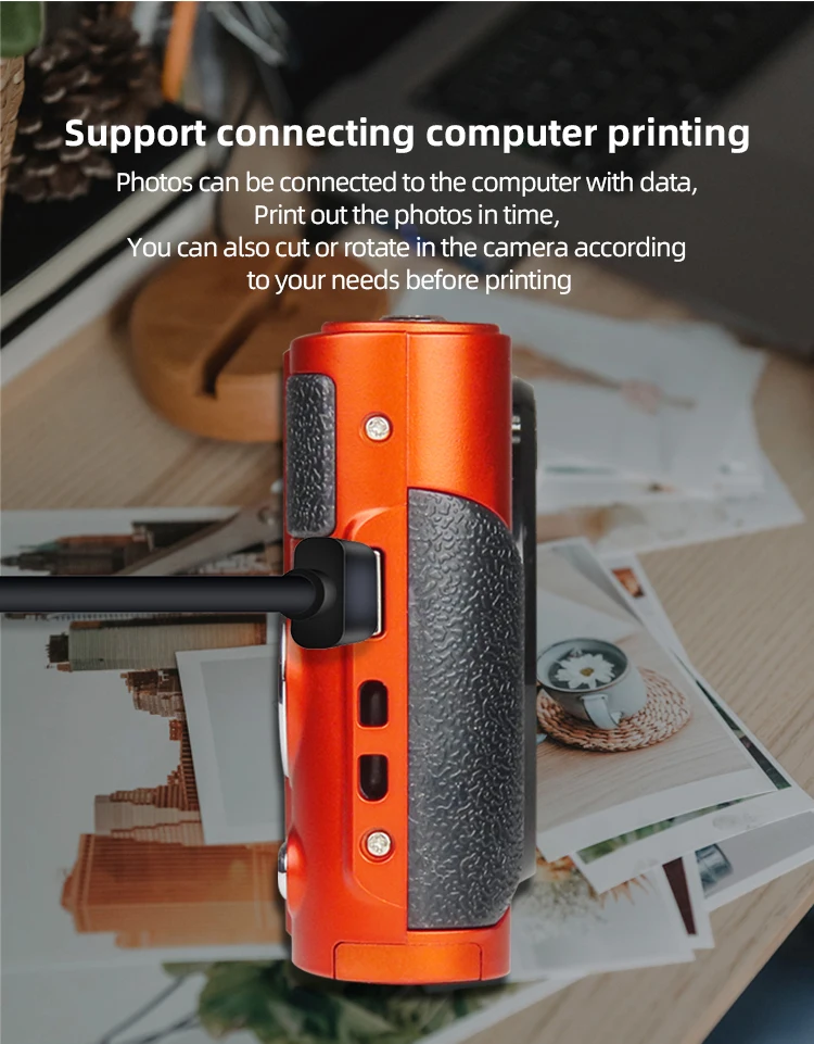 2.7 Inch Rechargeable 30MP Compact Cameras for Teens FHD Children Video Camera Digital Students Cameras