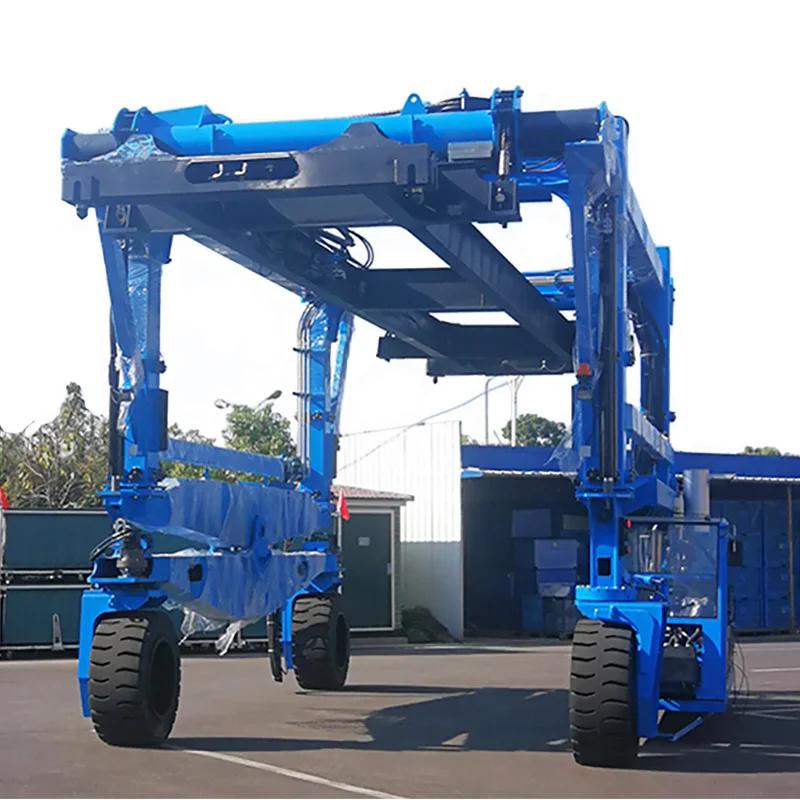 150 ton 4 wheel hook lift container straddle carrier for sale
