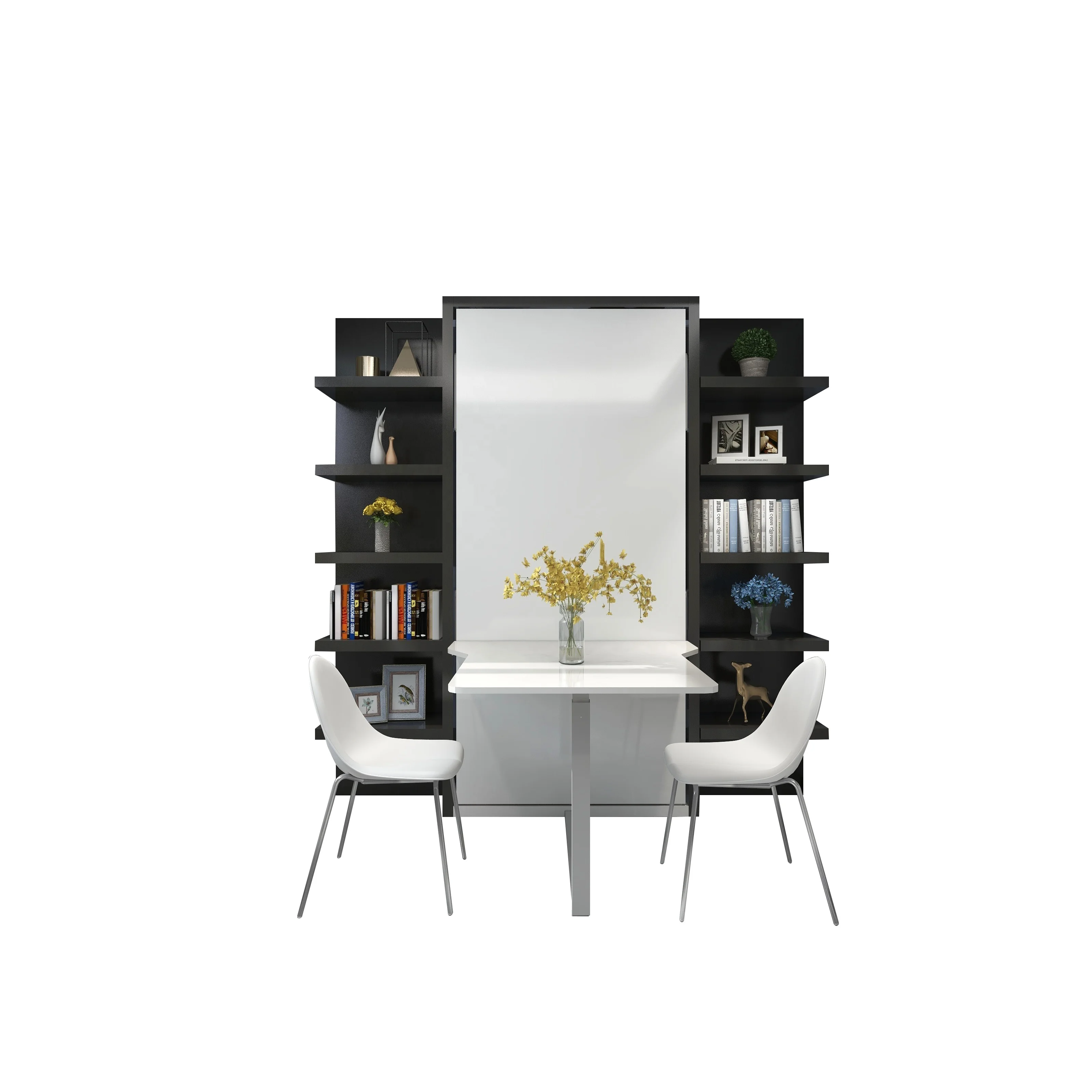 Custom Design Murphy Wall Bed Wall Mounted Folding Bed Systems For Hall