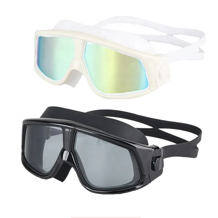 Anti Fog Uv Protection Swim Swimming Glasses Custom Wide Frame Swimming Goggles