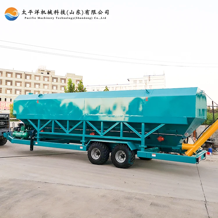 portable Bulk powder storage silo easy transportation welded container type mobile cement silos