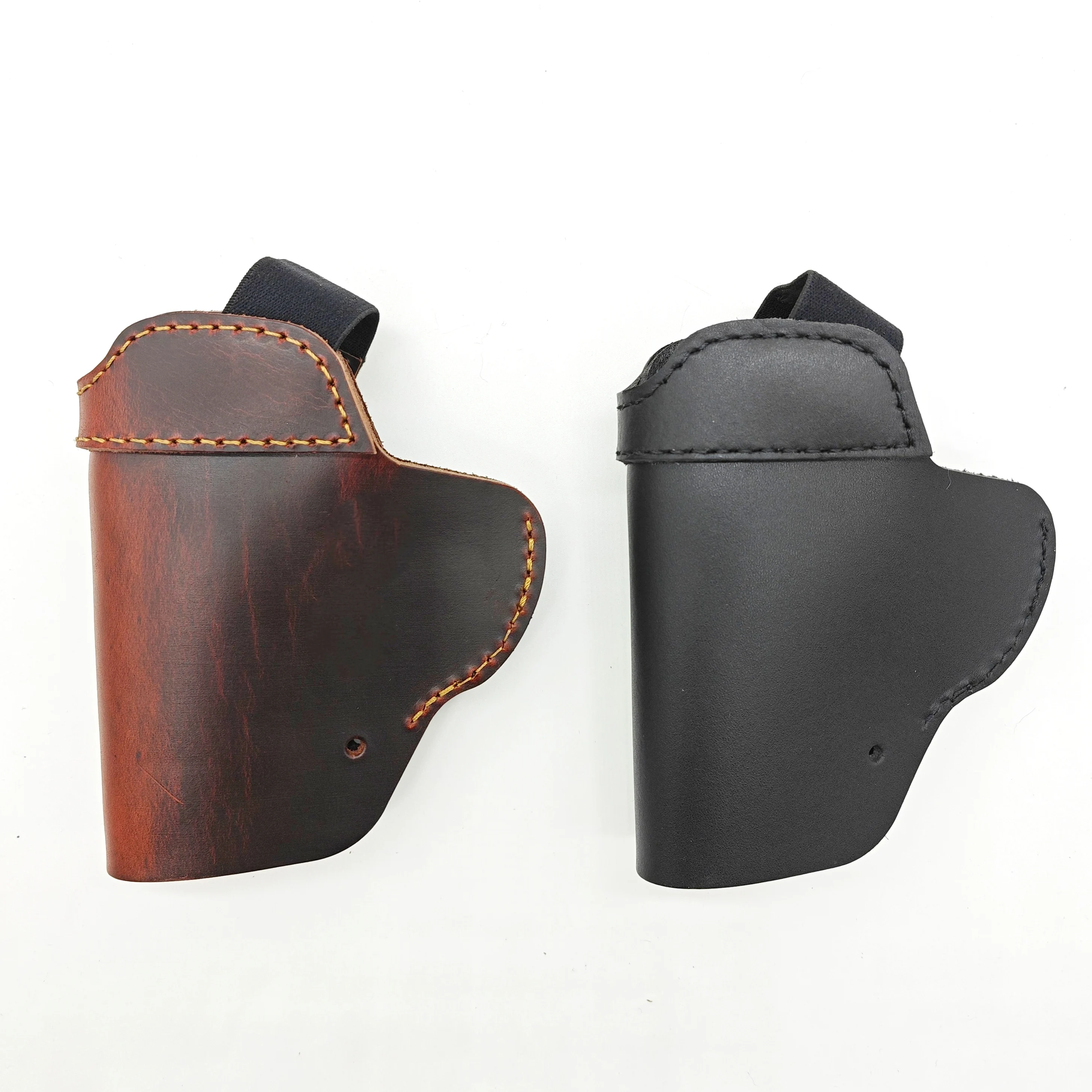 Leather Gun Holster Wholesale Custom Concealed Carry Universal General Genuine Leather Gun Holster