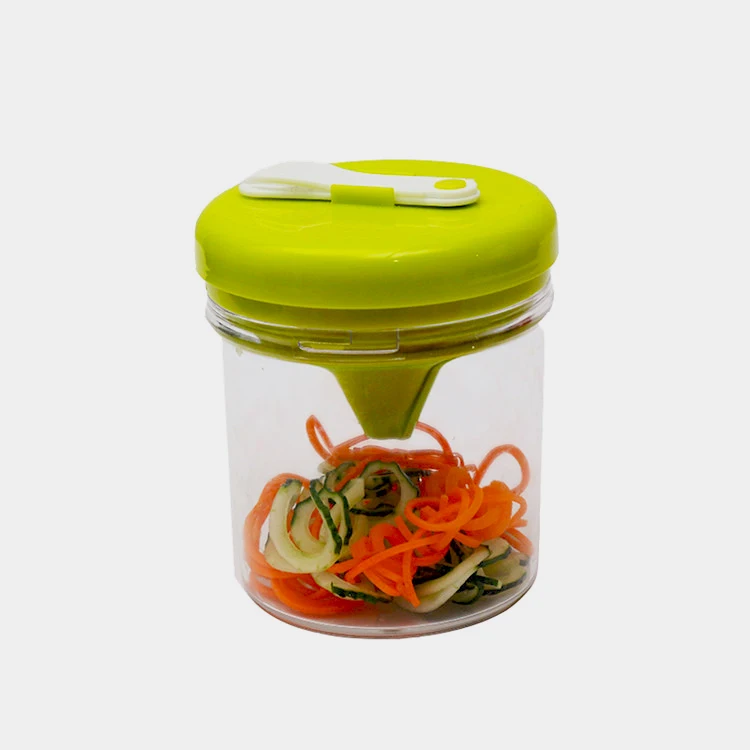 Manual Vegetable Julienne Chopper Slicer Kitchen Gadgets Onion Vegetable Fruit Shredder Cutter with Container