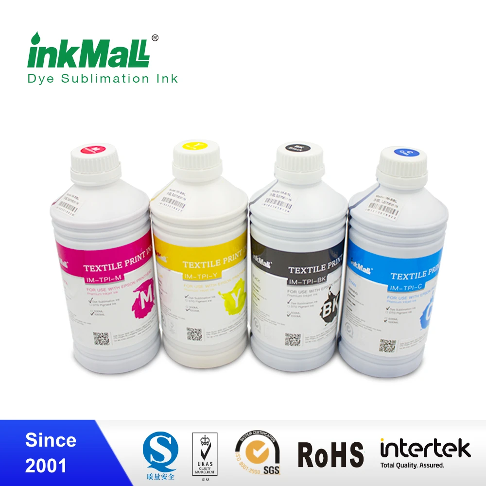 China suppliers bulk heat transfer sublimation ink for Epson Hp Canon inkjet printer