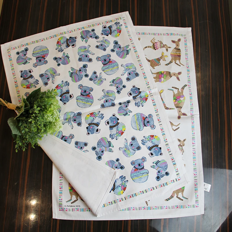 
Китайский поставщик amazon, Лидер продаж, хлопковое чайное полотенце с логотипом 