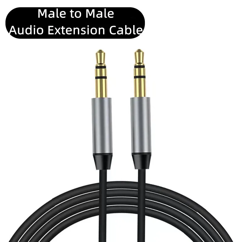 Jack 3.5mm Audio Extension Cable Wire Gold-Plated Aux Cord AUX Cable AUX 3.5 mm Car 3.5mm Audio Cable