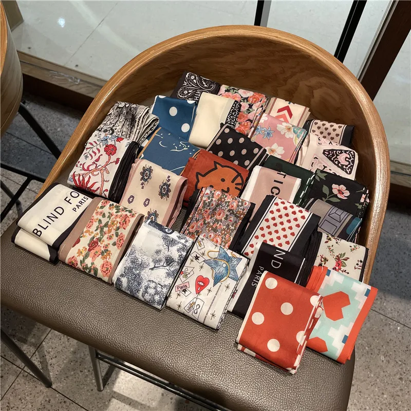 Wholesale Fashion Elegant  Hairband Girls Hairband Bow Silk Scarves Hairband Bow