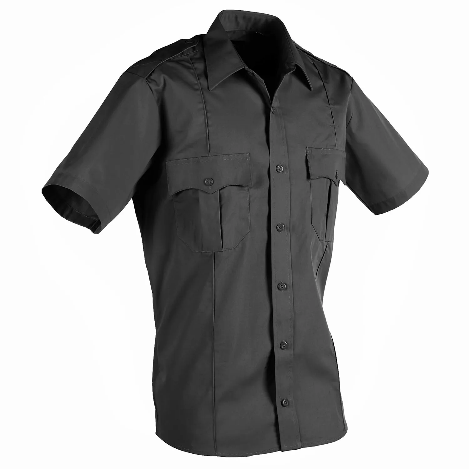 High Quality Poly-Cotton Short Sleeve Premium Shirt Uniform For Men