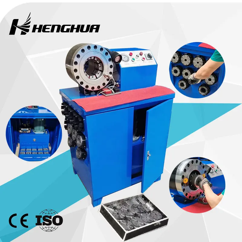 DSG250 Sae 100 r14 Hose Ptfe With Stainless Steel Rubber Tube Hydraulic Hose Crimping Machine Hose Press Crimping Tool Machine