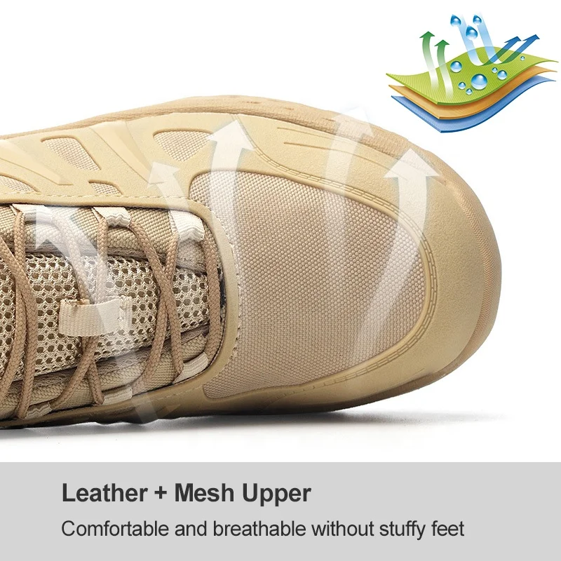 Новые ботинки с защитой от ударов и ударов, легкие дышащие повседневные ботинки