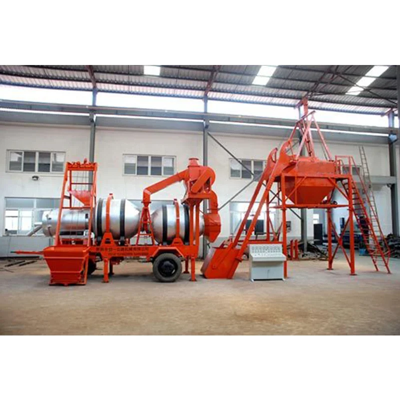 Movable Hot Mixing Forced Asphalt Batching Plant Mobile Asphalnt Station
