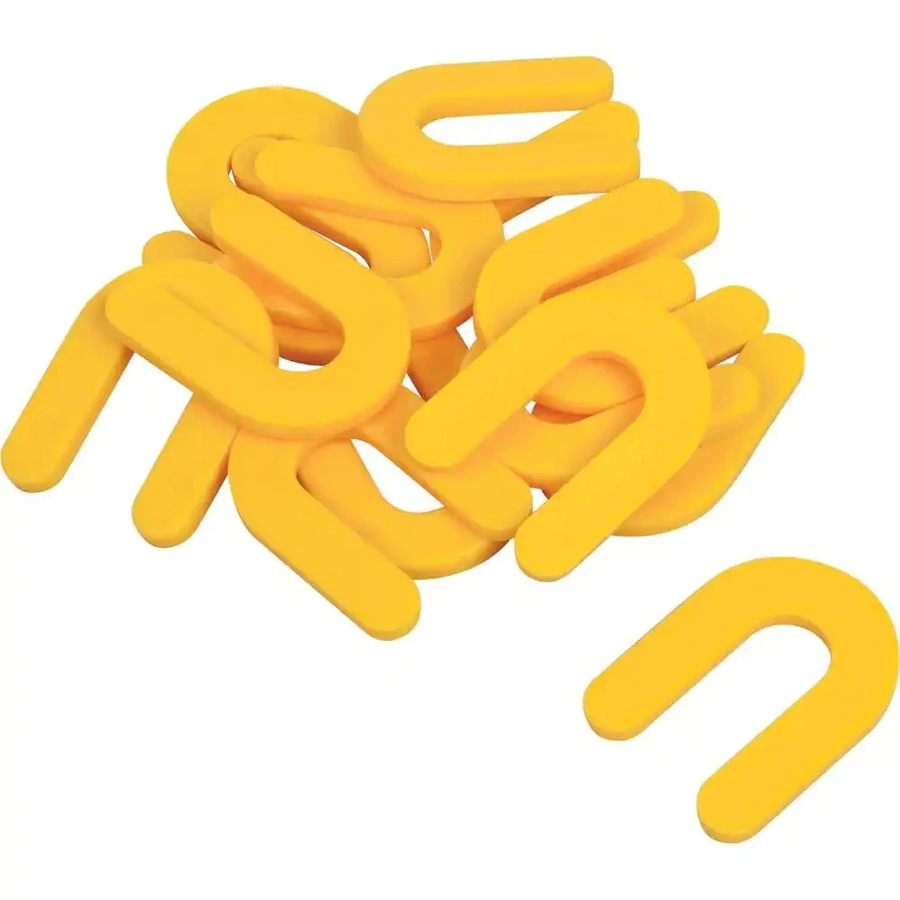 1/16' PLASTIC HORSESHOE SHIM MANUFACTURER SUPPLY EASY INSTALLATION