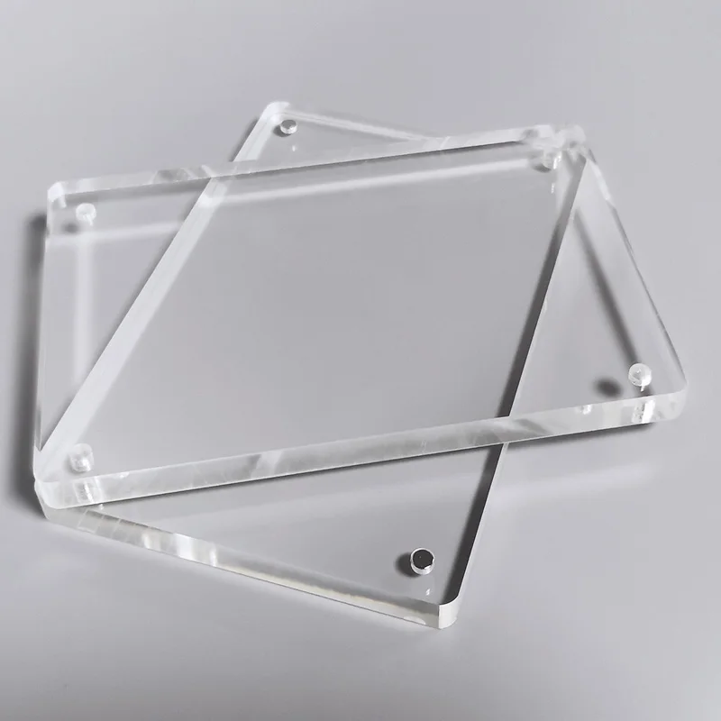 Прозрачная акриловая рамка держатель стоящий Магнитный прозрачный Perspex фоторамка