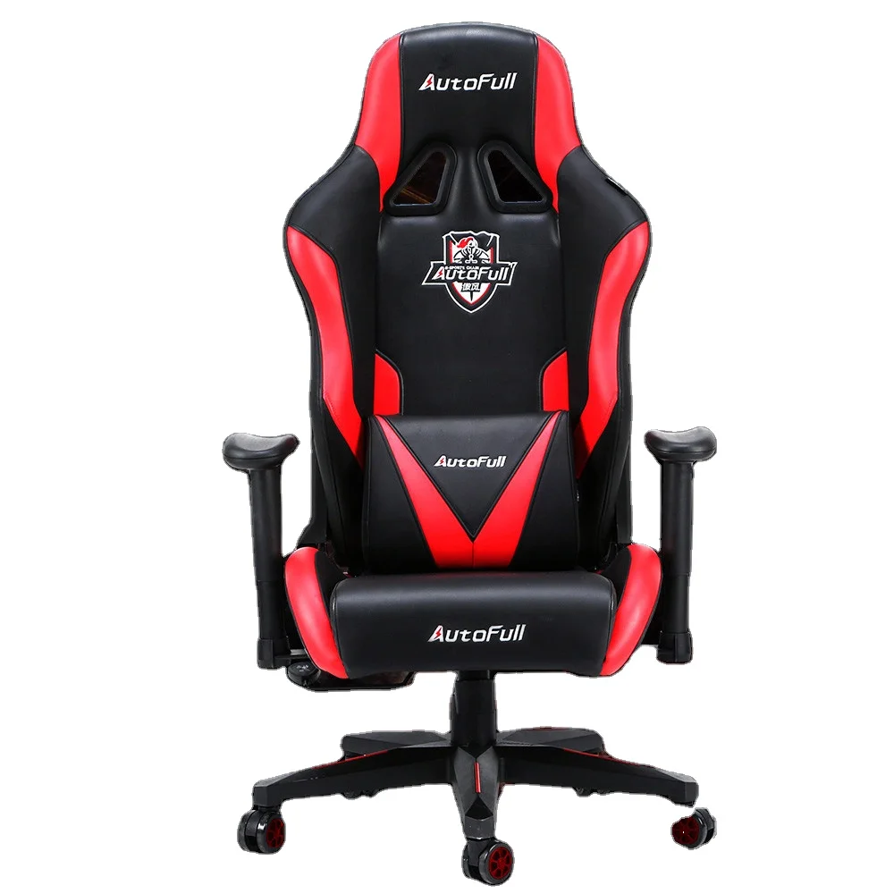 Free Sample Pc Office Racing Computer Scorpion Reclining Leather Autofull Gamer Dropshipping Led Gaming Chair With Footrest
