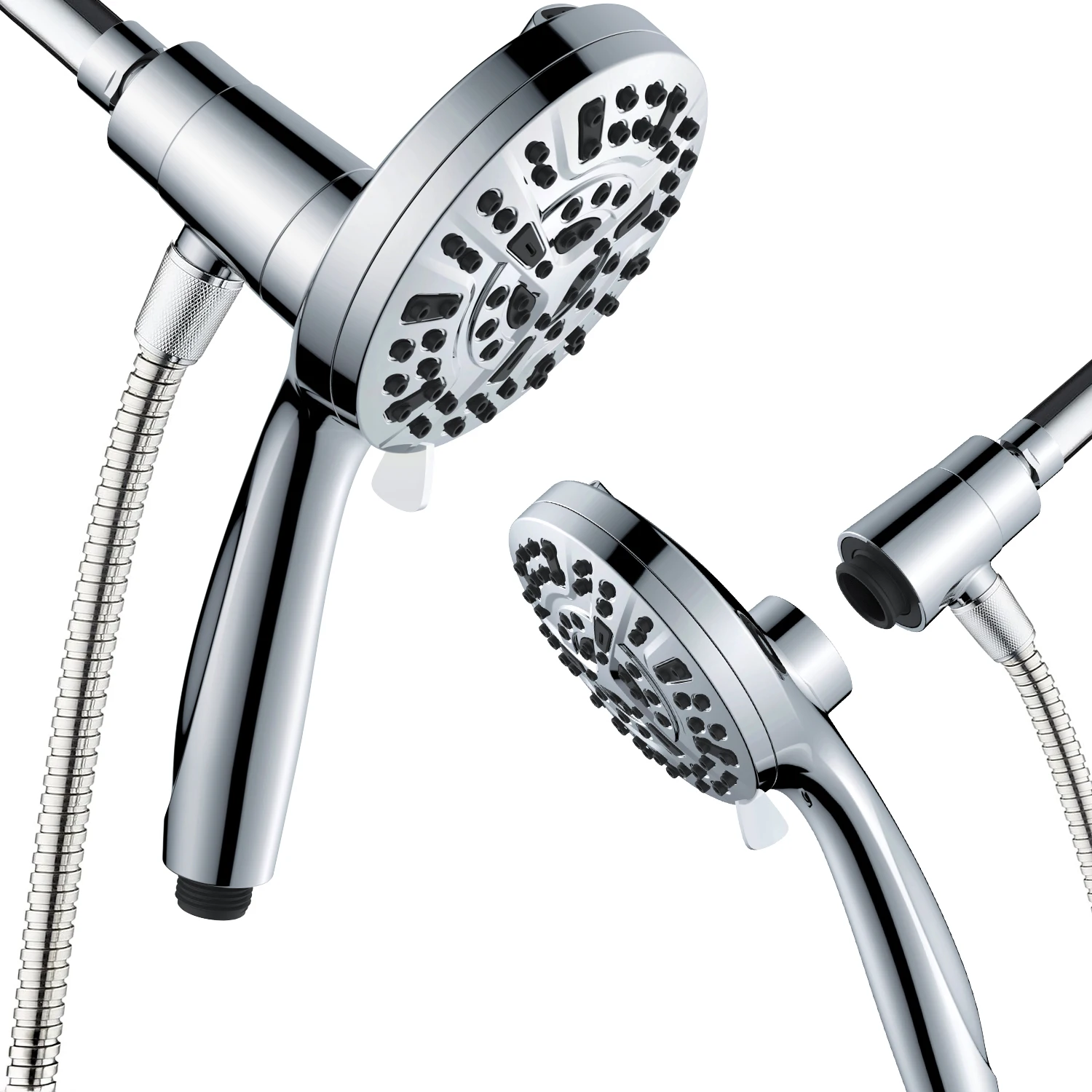 U.S. Patents Filtered Shower Head with handheld, High Pressure 10 -mode Showerhead Hose, Bracket, Water Softener Filters Beads