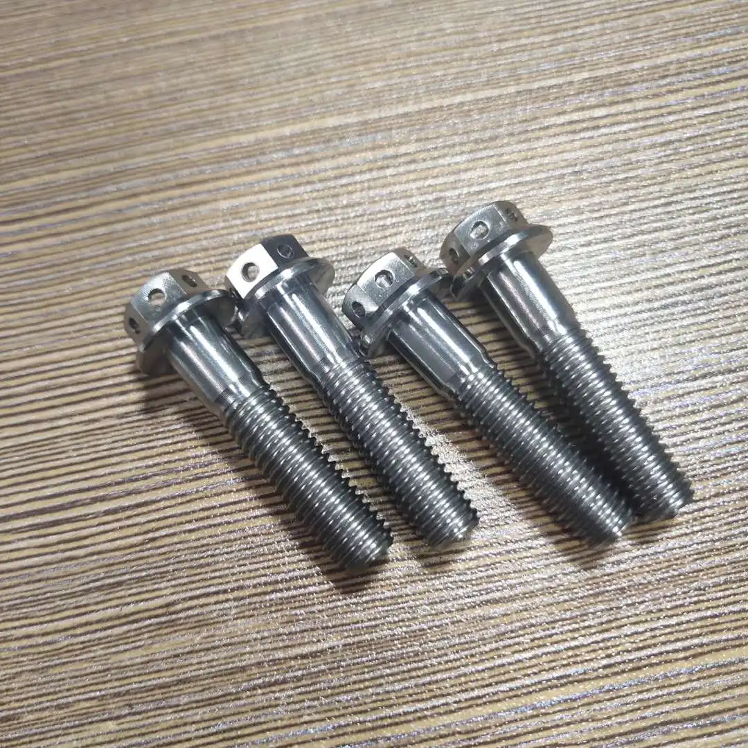 Gr5 Titanium Motorcycle Bolts Titanium Alloy Screws