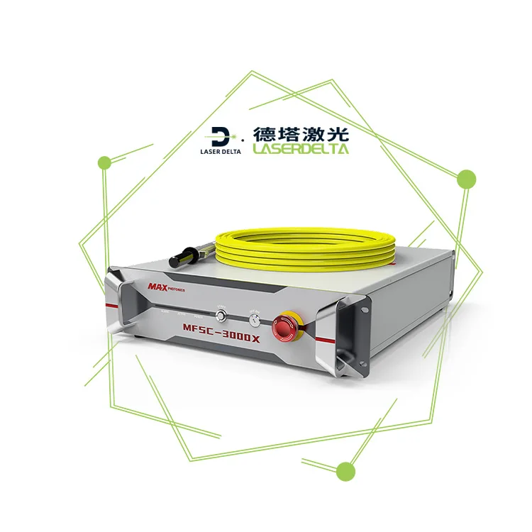 MFSC-1000W/1500W/2000W/3000W single module continuous fiber laser source for laser machine max fiber laser source