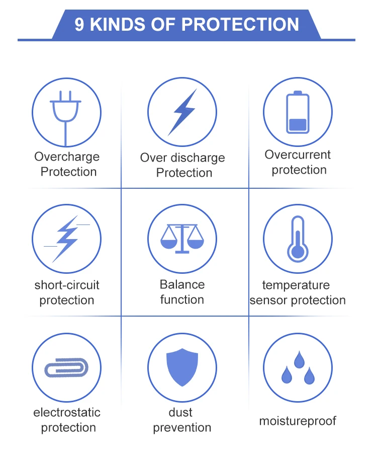 5-16s bms 21v 25.2v 33.6v 42v 54.6v 67.2v 15A 20A 25A 30A 35A 40A 50A 18650 lithium battery protection board with equalization