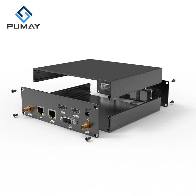 152*44-200 mm aluminum enclosure power supply switch box for with mounting brackets draw-bar