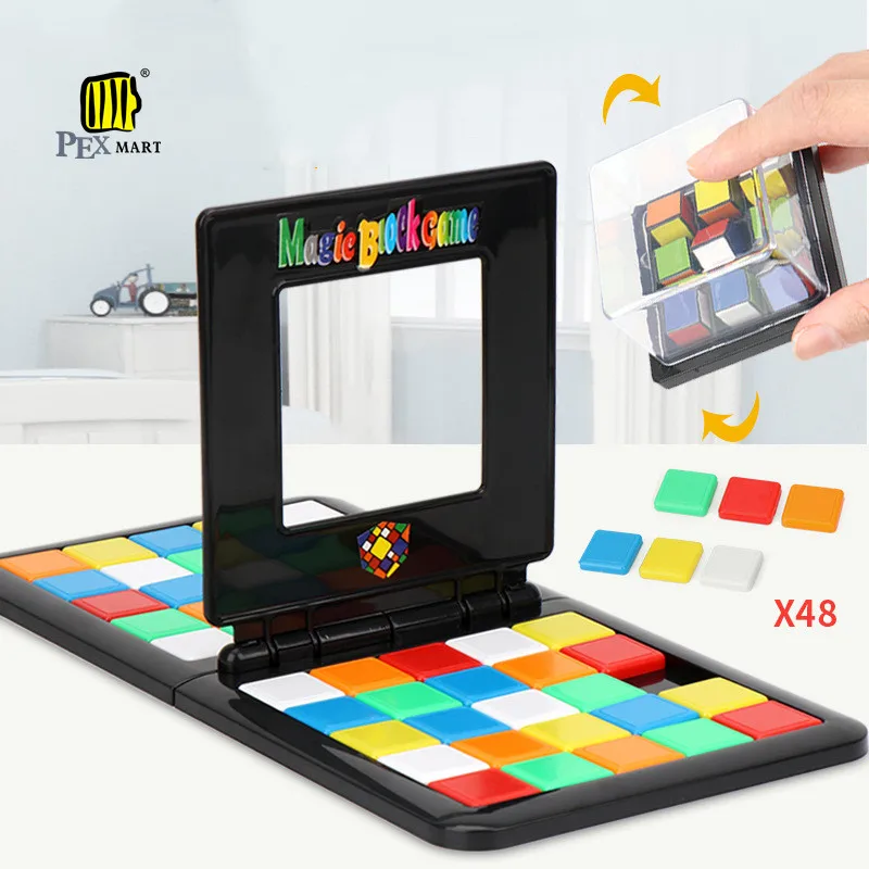 Оптовая продажа забавный и креативный 3D Съемный куб-головоломка настольные игры игрушки для малышей Детская игра
